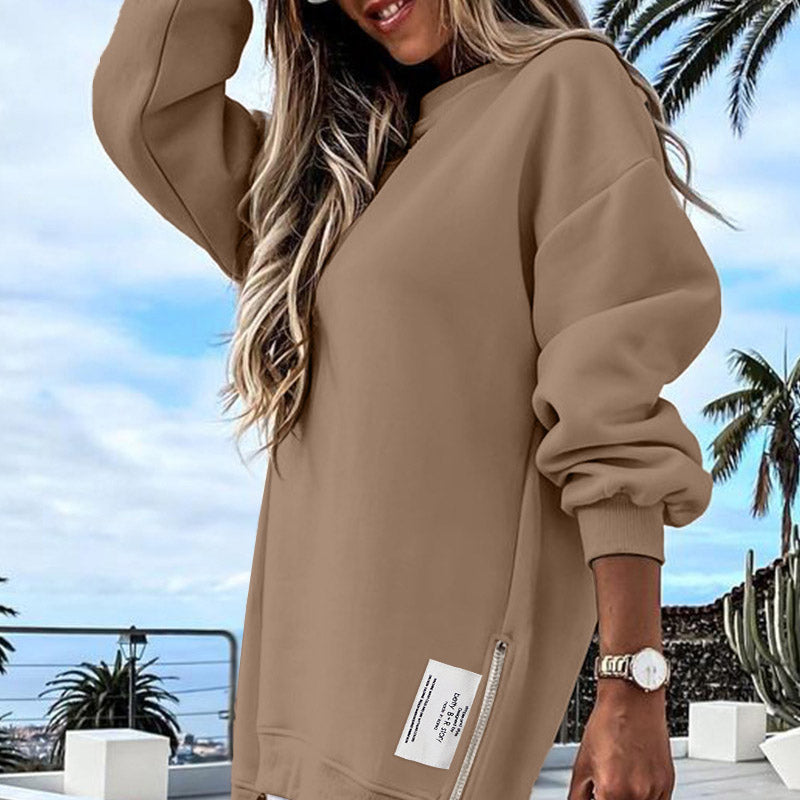 SUDADERA OVERSIZE DE MANGA LARGA