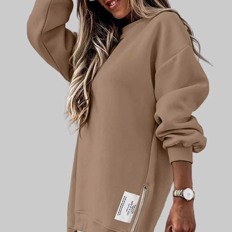 SUDADERA OVERSIZE DE MANGA LARGA