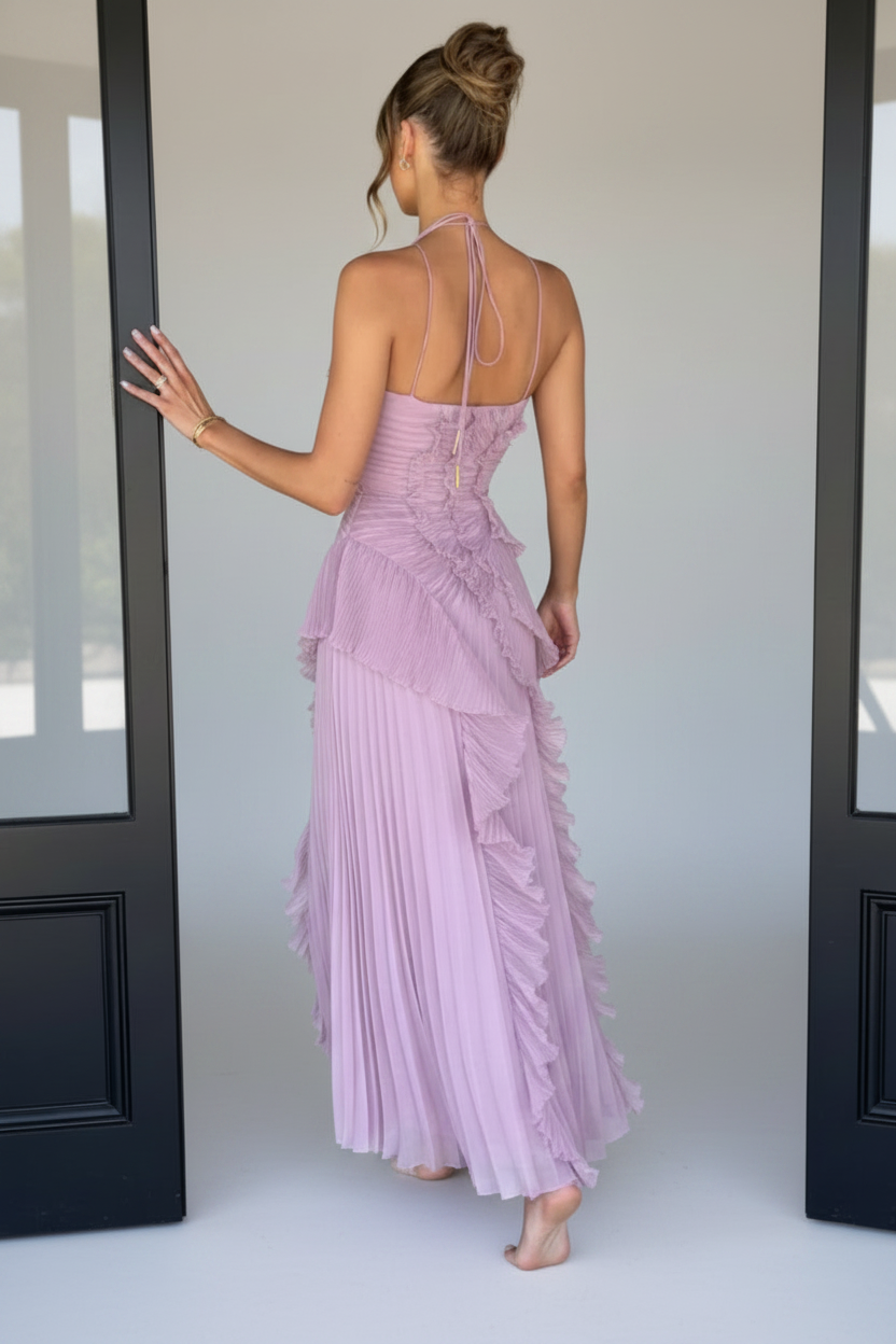 VESTIDO DE PLIEGUES
