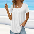 BLUSA ELEGANTE CON ESCOTE CUADRADO
