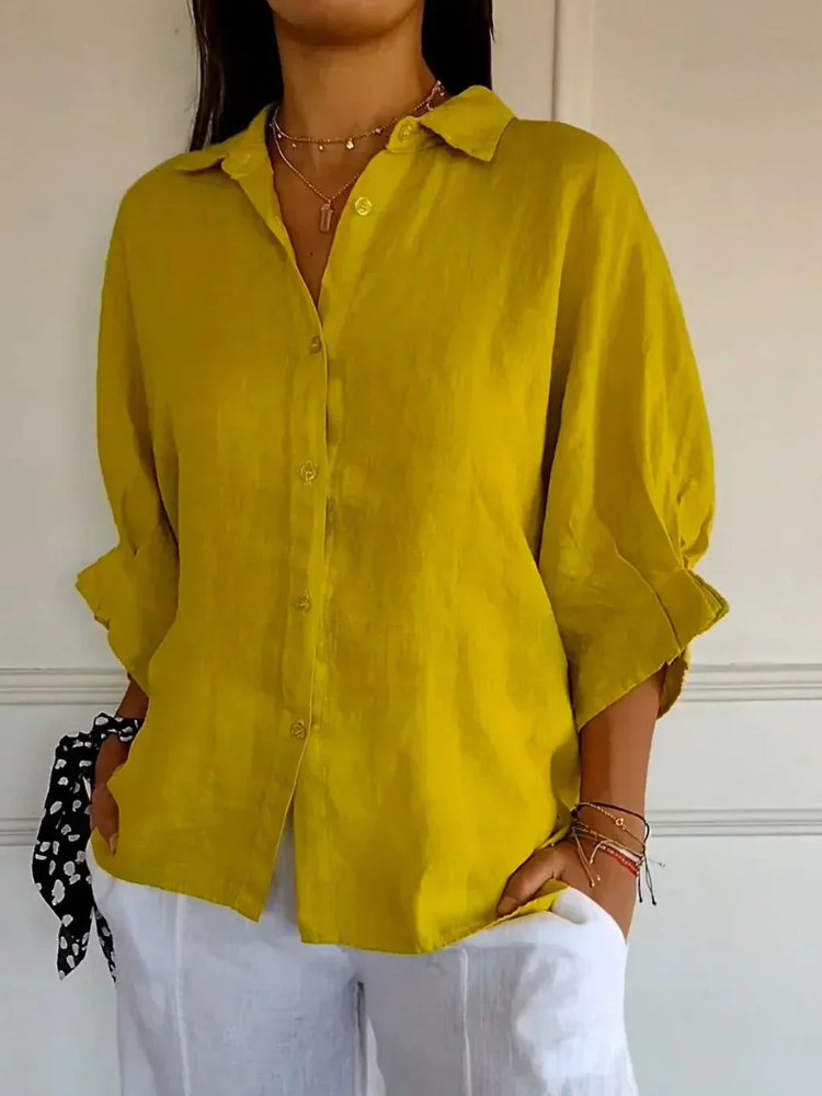 BLUSA ELEGANTE DE LINO