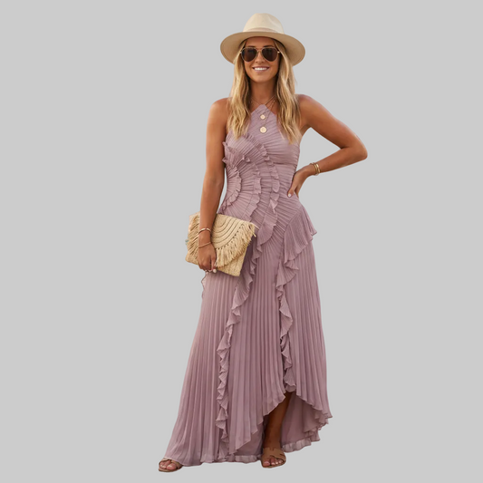 VESTIDO DE PLIEGUES