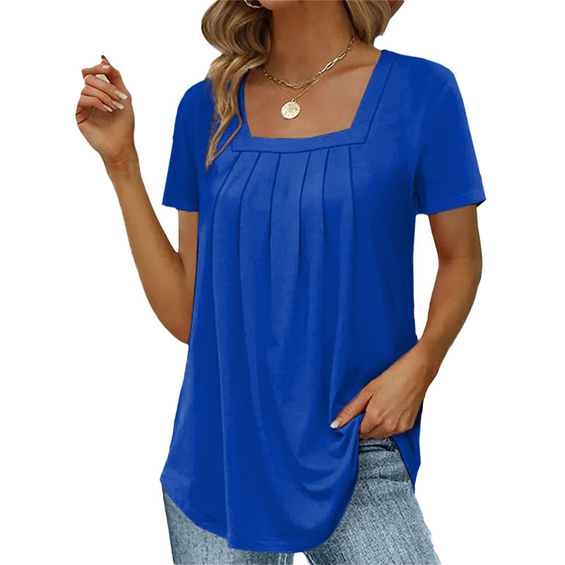 BLUSA ELEGANTE CON ESCOTE CUADRADO