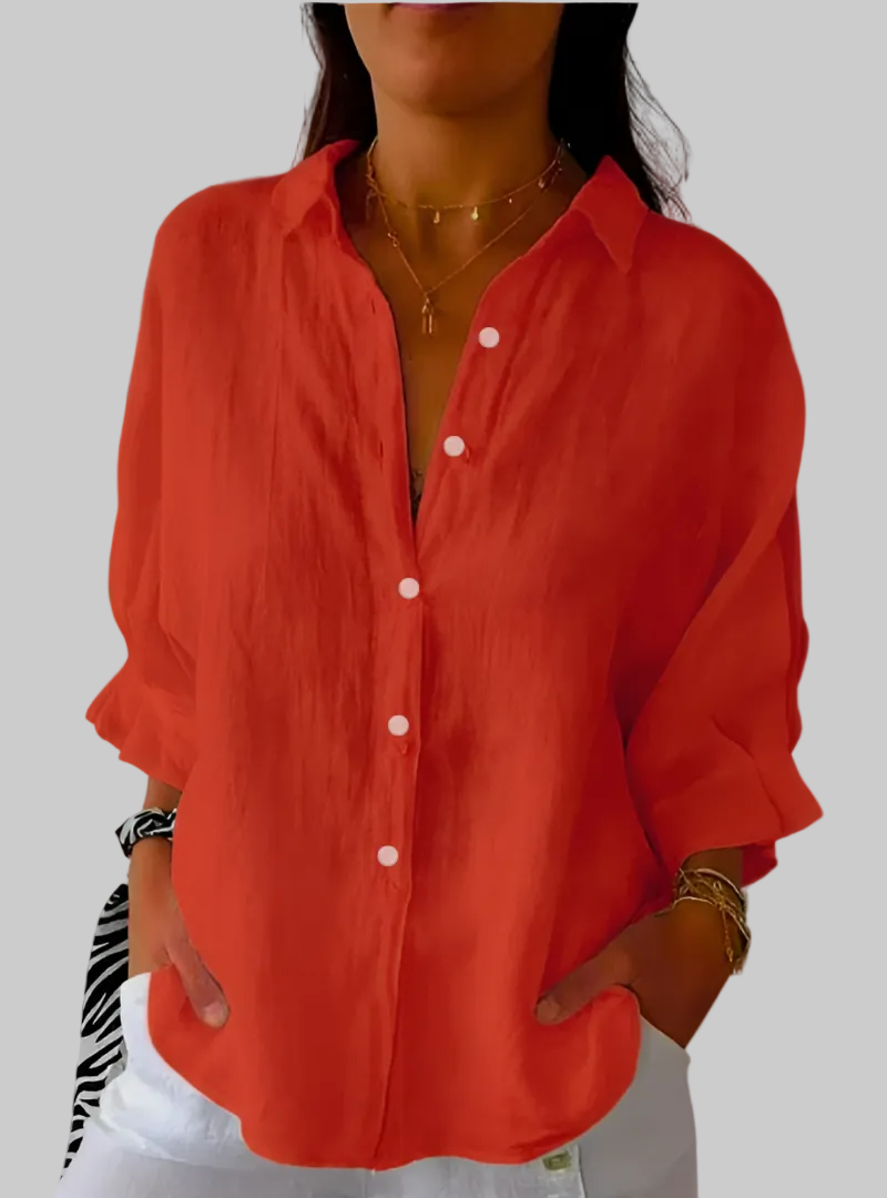 BLUSA ELEGANTE DE LINO