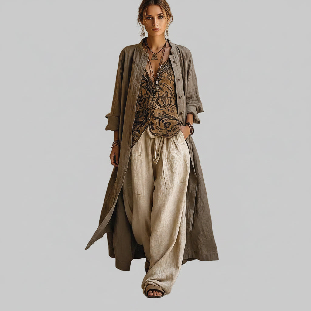 CONJUNTO BOHEMIO FLUIDO EN CAPAS