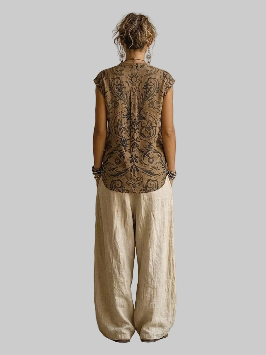 CONJUNTO BOHEMIO FLUIDO EN CAPAS