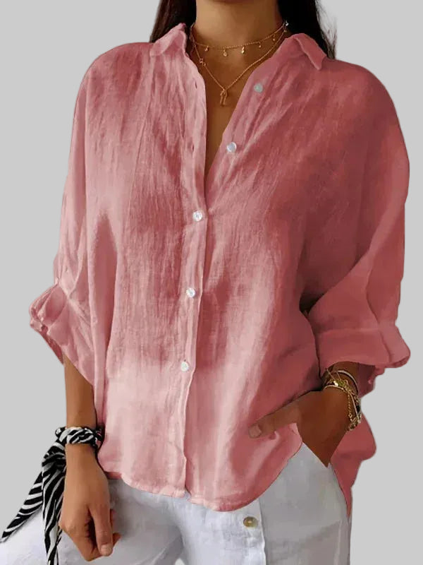 BLUSA ELEGANTE DE LINO