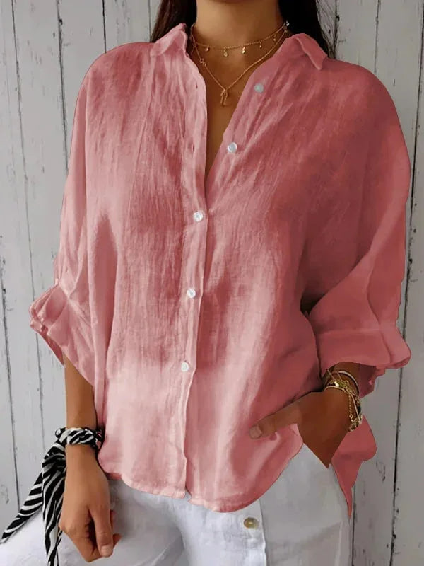 BLUSA ELEGANTE DE LINO