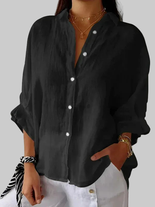 BLUSA ELEGANTE DE LINO