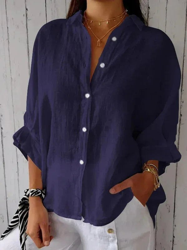 BLUSA ELEGANTE DE LINO