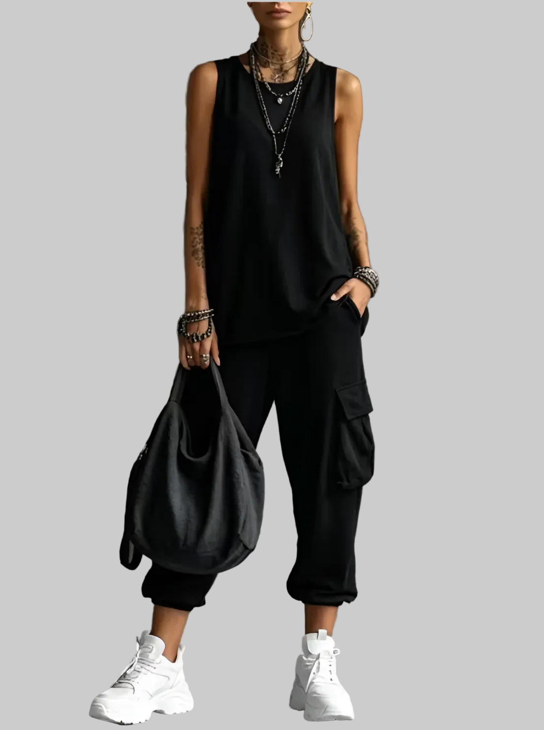 CONJUNTO INFORMAL SUAVE CON BOLSILLO