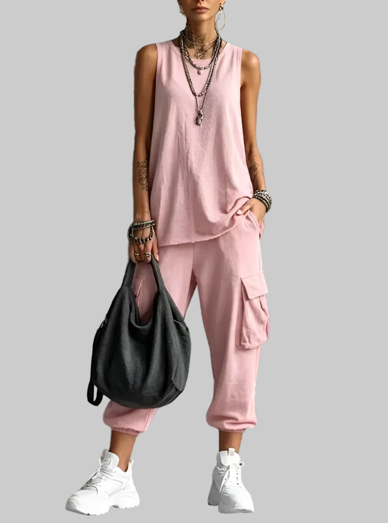 CONJUNTO INFORMAL SUAVE CON BOLSILLO