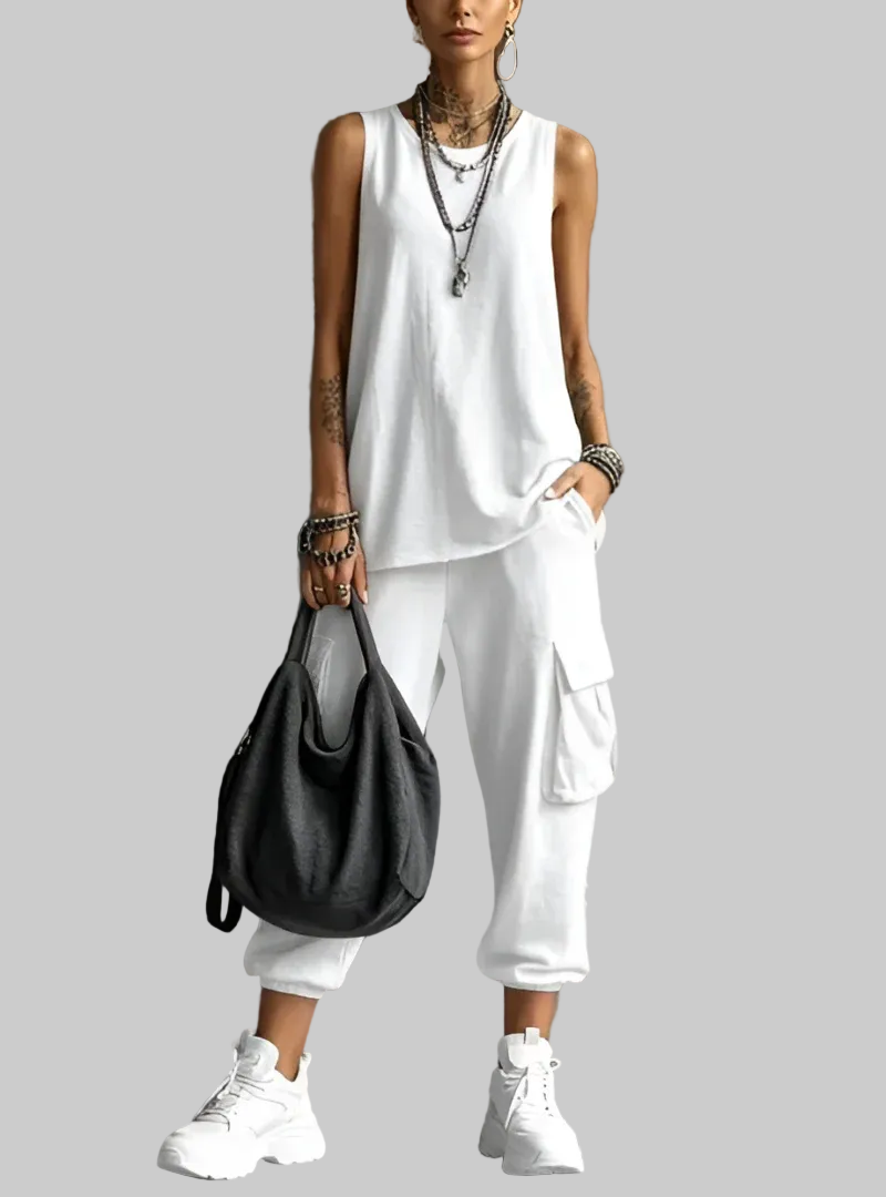 CONJUNTO INFORMAL SUAVE CON BOLSILLO