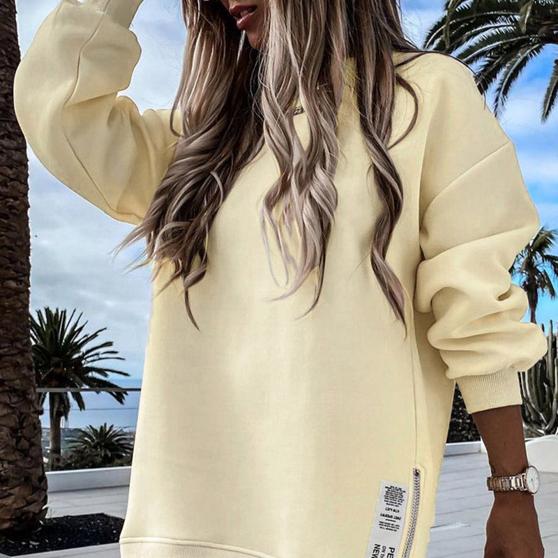 SUDADERA OVERSIZE DE MANGA LARGA