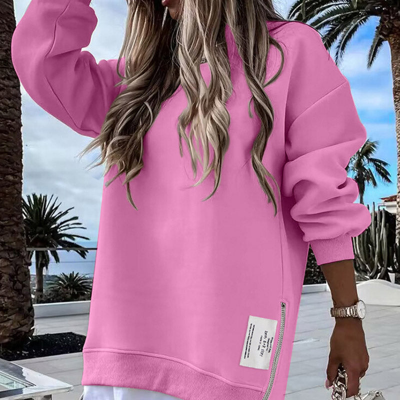 SUDADERA OVERSIZE DE MANGA LARGA