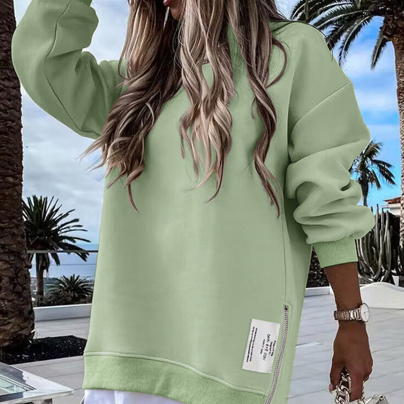 SUDADERA OVERSIZE DE MANGA LARGA