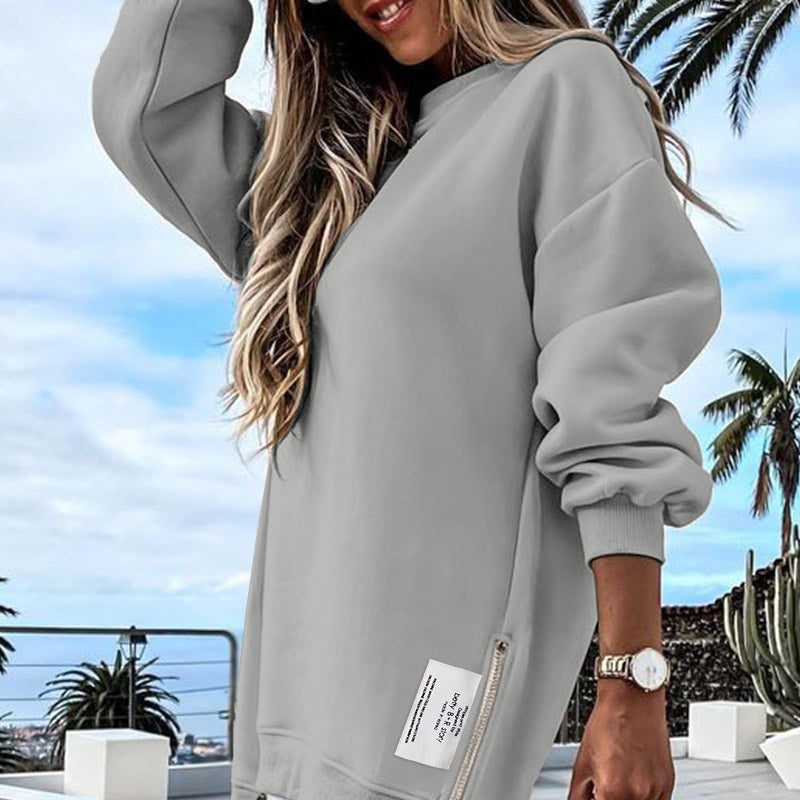 SUDADERA OVERSIZE DE MANGA LARGA