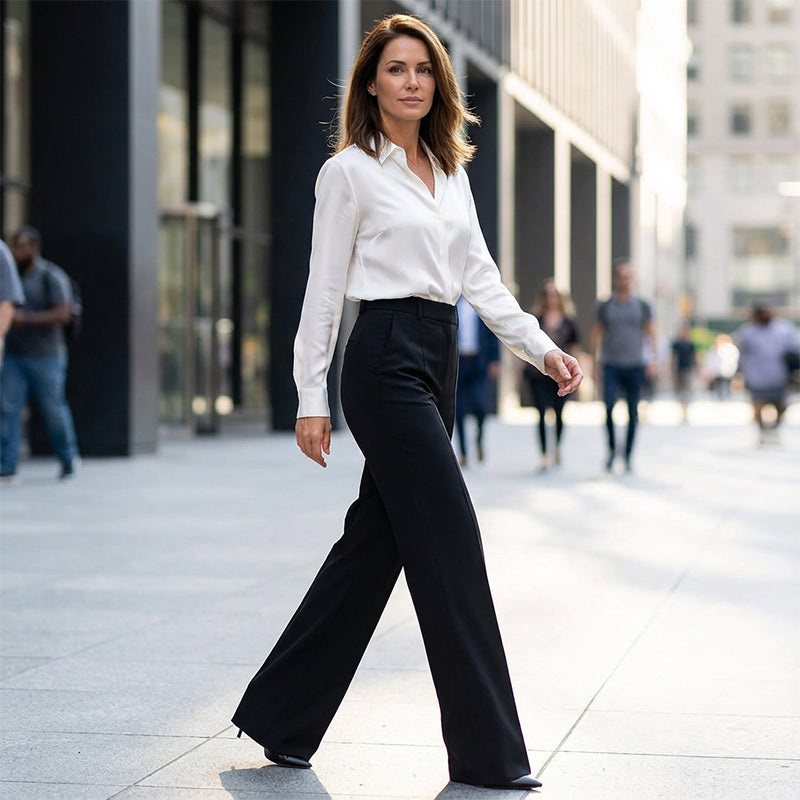 PANTALONES DE VESTIAR DE TALLA ALTA