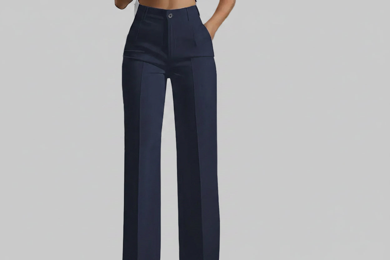 PANTALONES DE VESTIAR DE TALLA ALTA