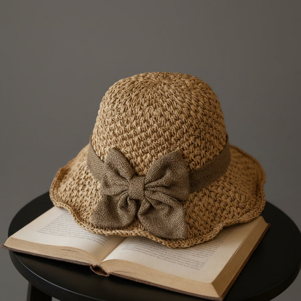 ELEGANTE SOMBRERO CON LAZO