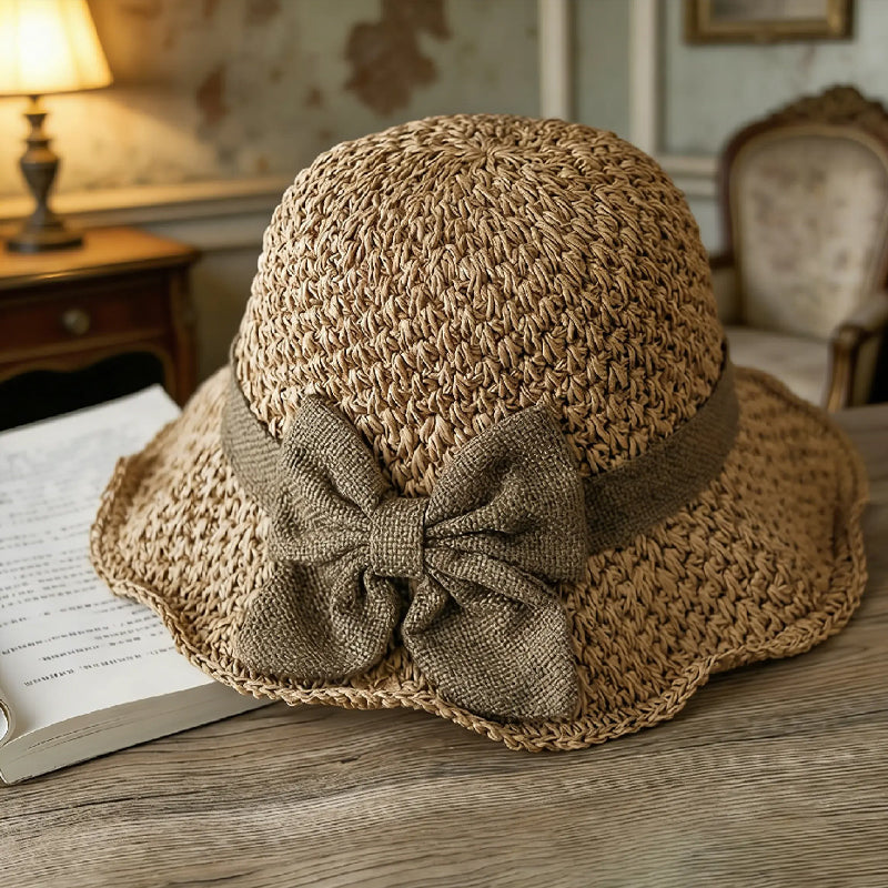 ELEGANTE SOMBRERO CON LAZO