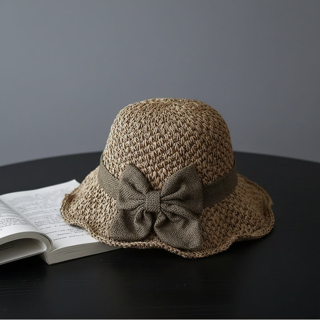 ELEGANTE SOMBRERO CON LAZO